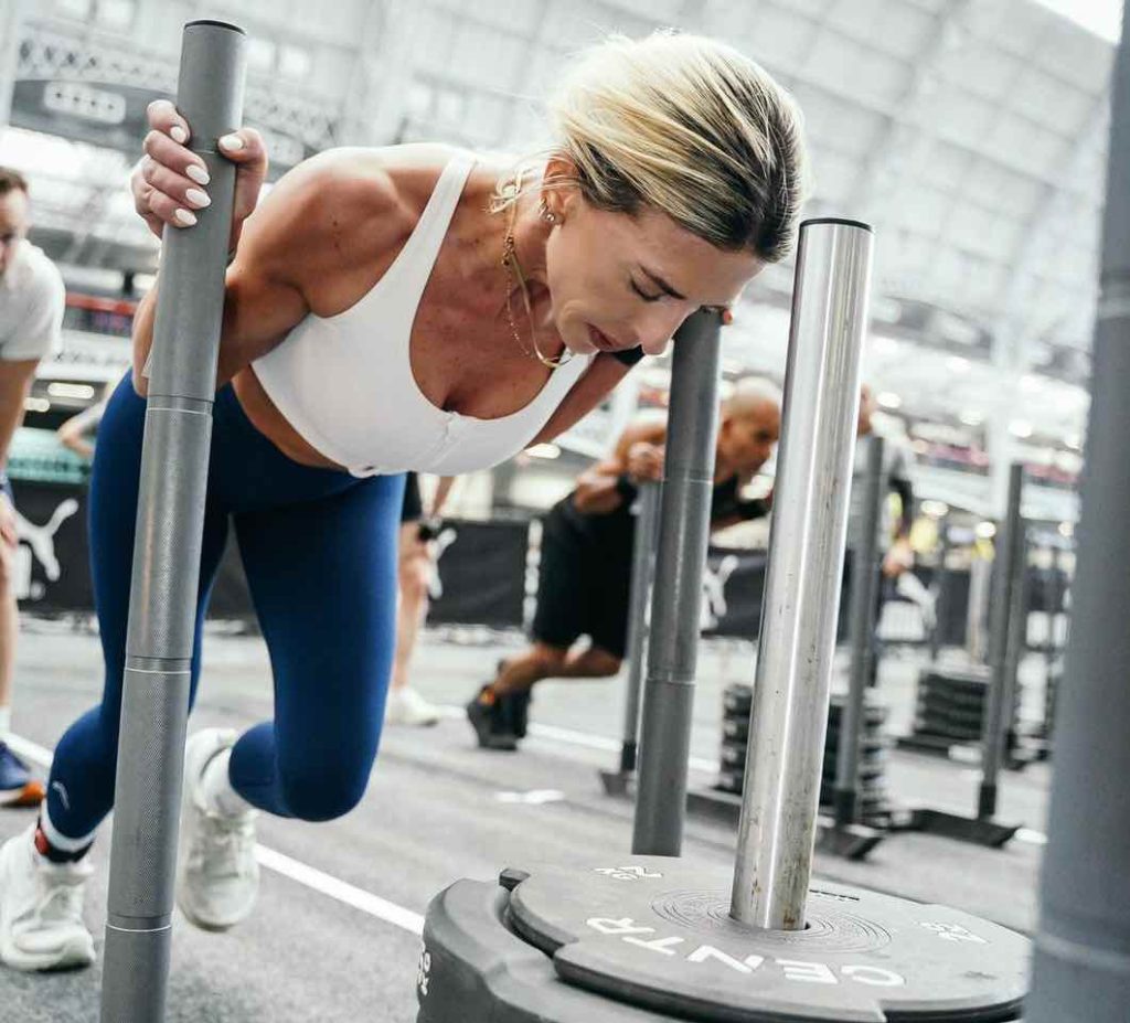 Hyrox-Sled-Push-Newwave-fitness Original Safe Hyrox coaching for beginners in Surrey